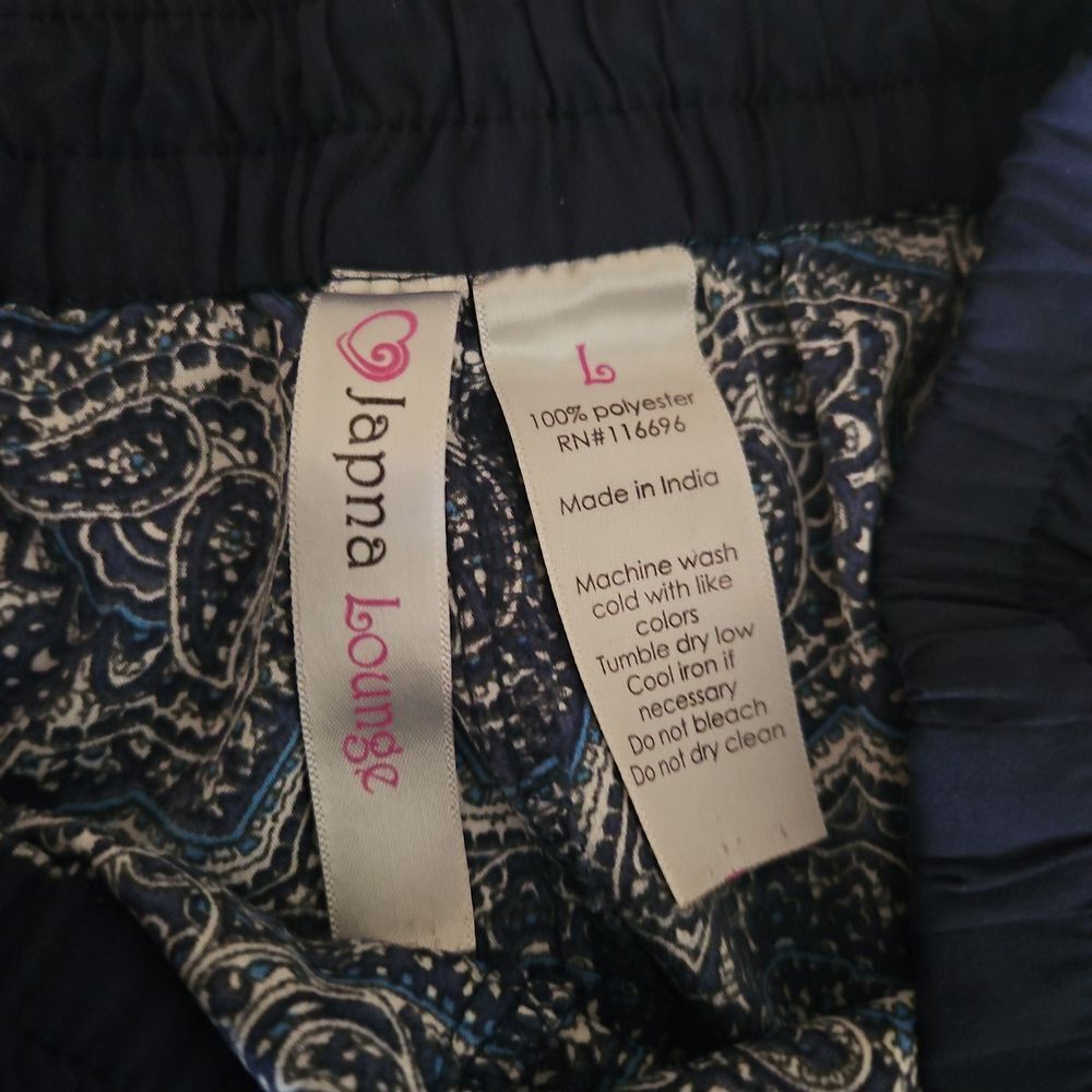 Japna Lounge Blue Comfortable Loungewear Pants - Picture 5 of 9